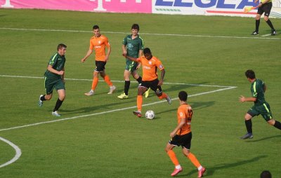 Jorge Leonardo Rojas Obregon (s loptom) bio danas strijelac četiri gola na susretu osmine finala Kupa ŽNS-a