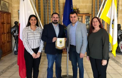 Zamjenik gradonačelnika grada Lepoglave Hrvoje Kovač (drugi s lijeva) boravio u službenom posjetu Malti 