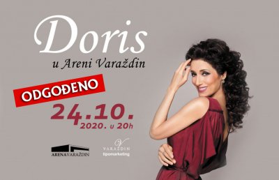 ODGOĐENO: Neće biti koncerta Doris Dragović u Areni Varaždin
