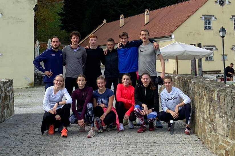 Pripreme atletičara Slobode u Trakošćanu