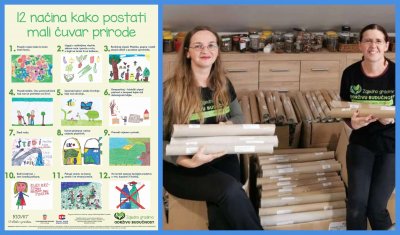 UDRUGA BIOVRT Znate li kako postati mali čuvar prirode? Edukativni plakat poslan svim školama u Hrvatskoj