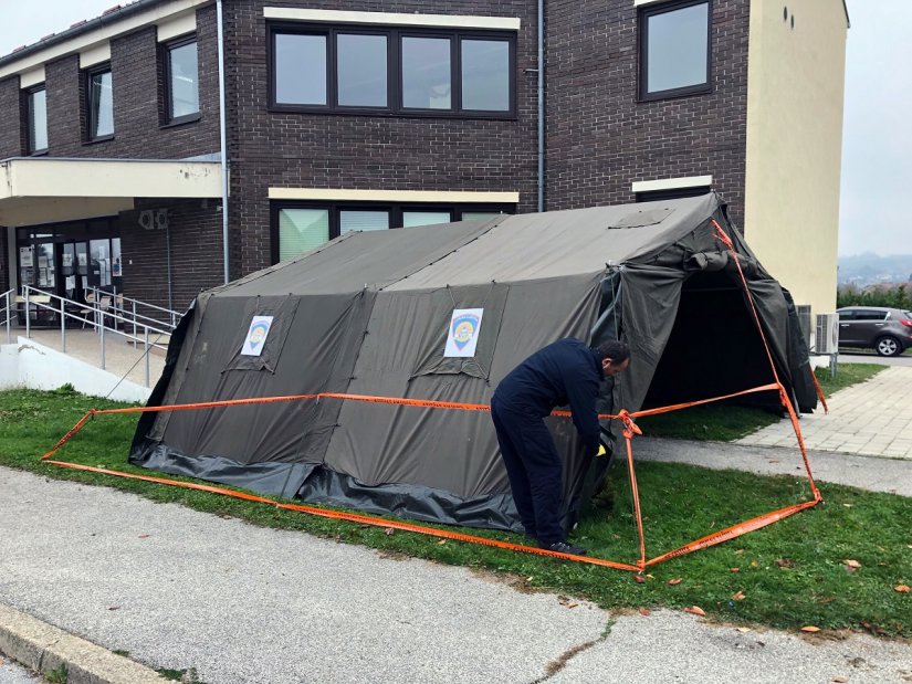 Podignut šator kod Doma zdravlja u Lepoglavi: građani traže otvaranje ambulante