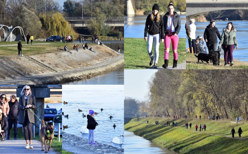 FOTO: Brojni iskoristili neradni dan i lijepo vrijeme za šetnju