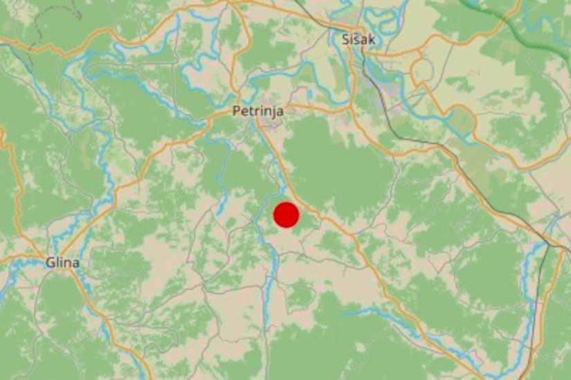Potres magnitude 4.5 prema Richteru