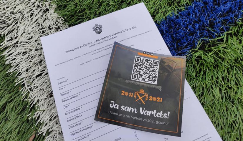 NK Varteks počeo s učlanjivanjem u klub za 2021. godinu