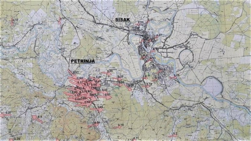 Petrinju, Sisak i Glinu potres pomaknuo i do 86 centimetara