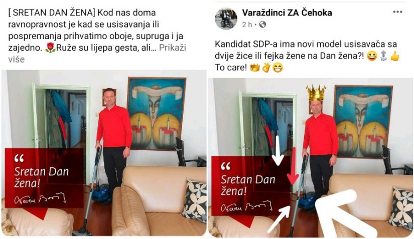 Bosilj, kandidat za gradonačelnika Varaždina se za Dan žena pohvalio, ali..