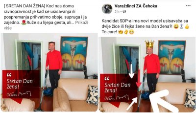 Bosilj, kandidat za gradonačelnika Varaždina se za Dan žena pohvalio, ali..