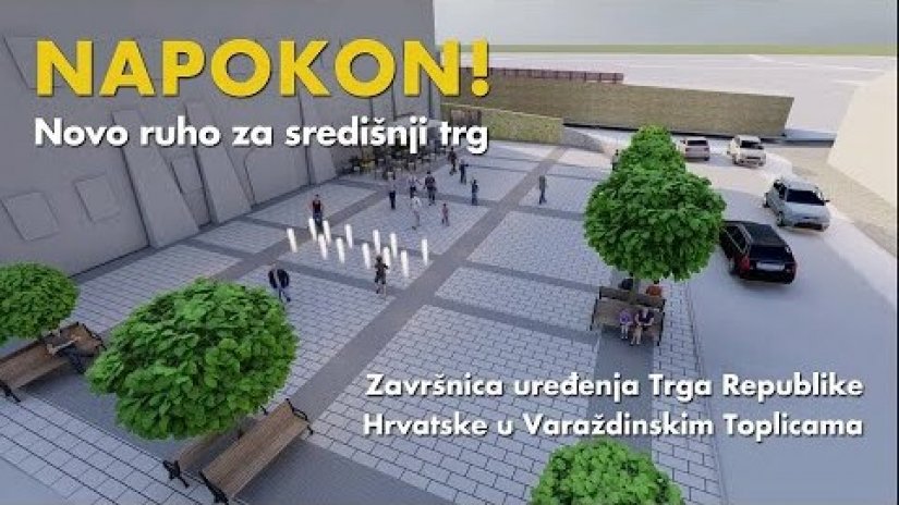 Novo ruho sredi&scaron;njeg trga Varaždinskih Toplica