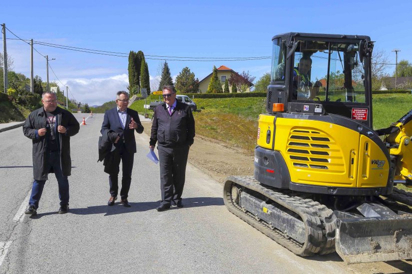 Počeli radovi: Gradi se nogostup i pješački prijelaz u Radovanu