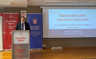 Državni tajnik u Varaždinu govorio o digitalizaciji i Nacionalnom planu oporavaka i otpornosti