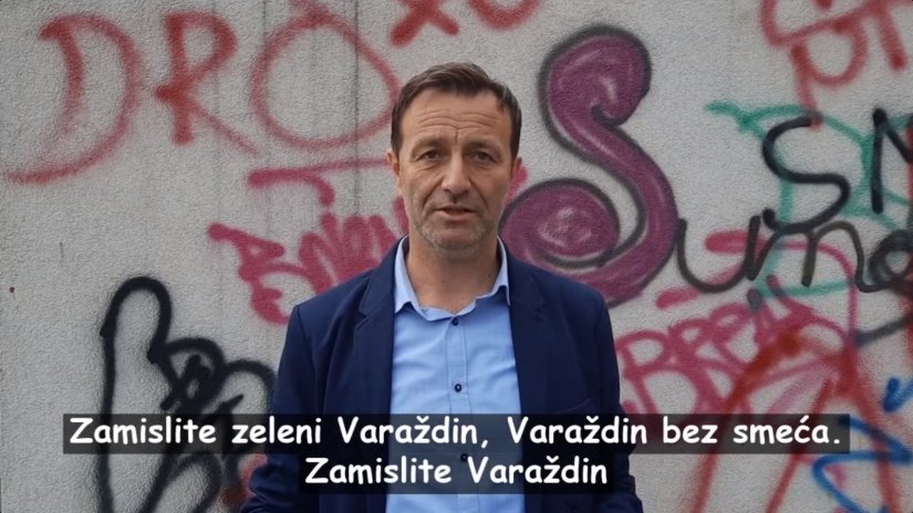 VIDEO Neven Bosilj uputio posljednji poziv na birališta: Zamislite Varaždin bez smeća