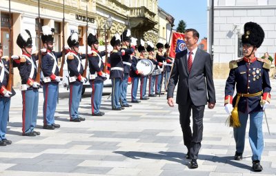 FOTO Gradonačelnik Bosilj preuzeo sablju i dužnost nadzapovjednika varaždinskih Purgara