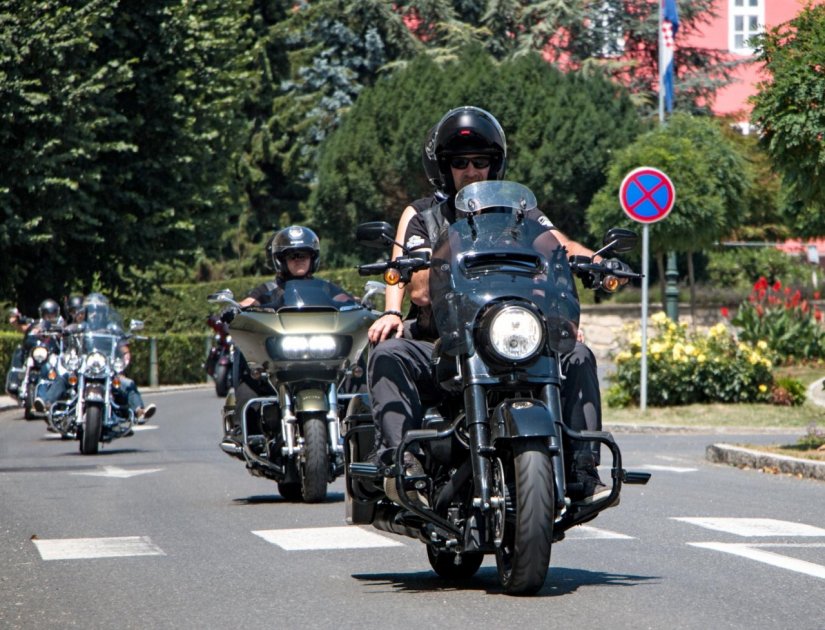 FOTO Bajkeri na Harley-Davidsonima ove godine posjetili i Varaždinske Toplice