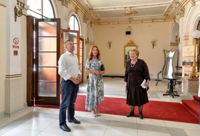 Župan i dožupanica obišli radove u Hrvatskom narodnom kazalištu u Varaždinu