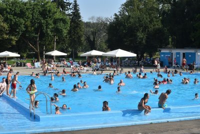 FOTO Osvježenje od vrućine mnogi pronašli na Dravskim bazenima