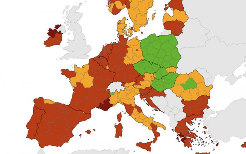 Na novoj ECDC korona-karti cijela Hrvatska u crvenom