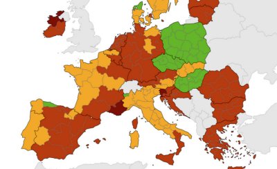 Na novoj korona-karti ECDC-a cijela Hrvatska i dalje u crvenom