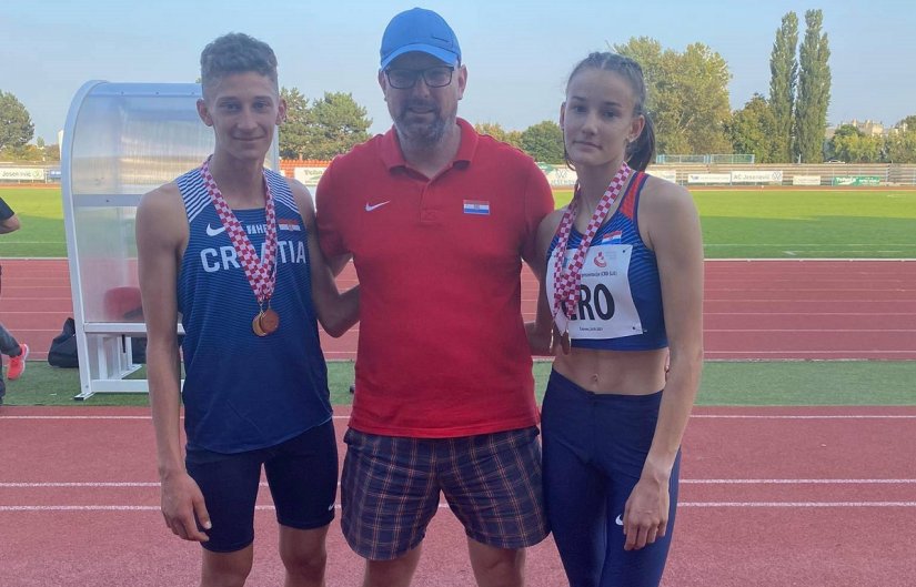 Jana Koščak i Janko Kišak poboljšali hrvatske rekorde na kadetskom dvomeču Slovenije i Hrvatske