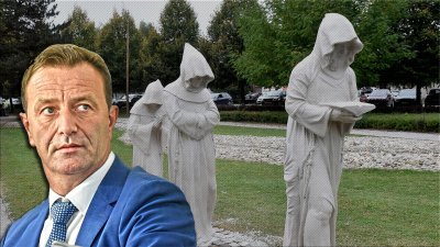 Neven Bosilj o skulpturama redovnika: Neću šutjeti na bezobrazluk, laži i gluposti