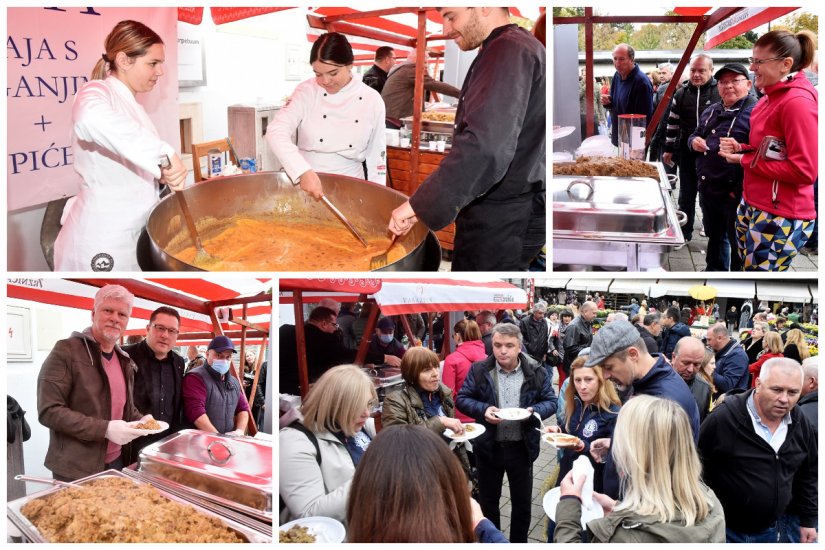 FOTO Rotary Club Varaždin Jug organizirao još jednu humanitarnu Vrganjijadu na placu