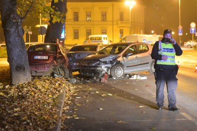 U Varaždinu kod parka Vatroslava Jagića došlo do slijetanja vozila