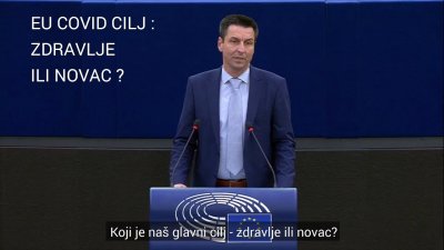 VIDEO Ladislav Ilčić: Koji je glavni cilj EU u odnosu prema Covidu - zdravlje ili novac?