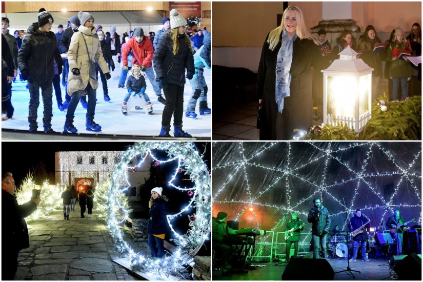 FOTO Drugi vikend Adventa u Varaždinu: Dino Dvornik tribute band zagrijao atmosferu na Korzu