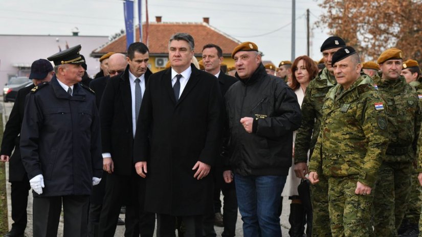Predsjednik Milanović u Varaždinu: &quot;Pume&quot; su jedna od najjačih hrvatskih brigada s ogromnim doprinosom u ratu