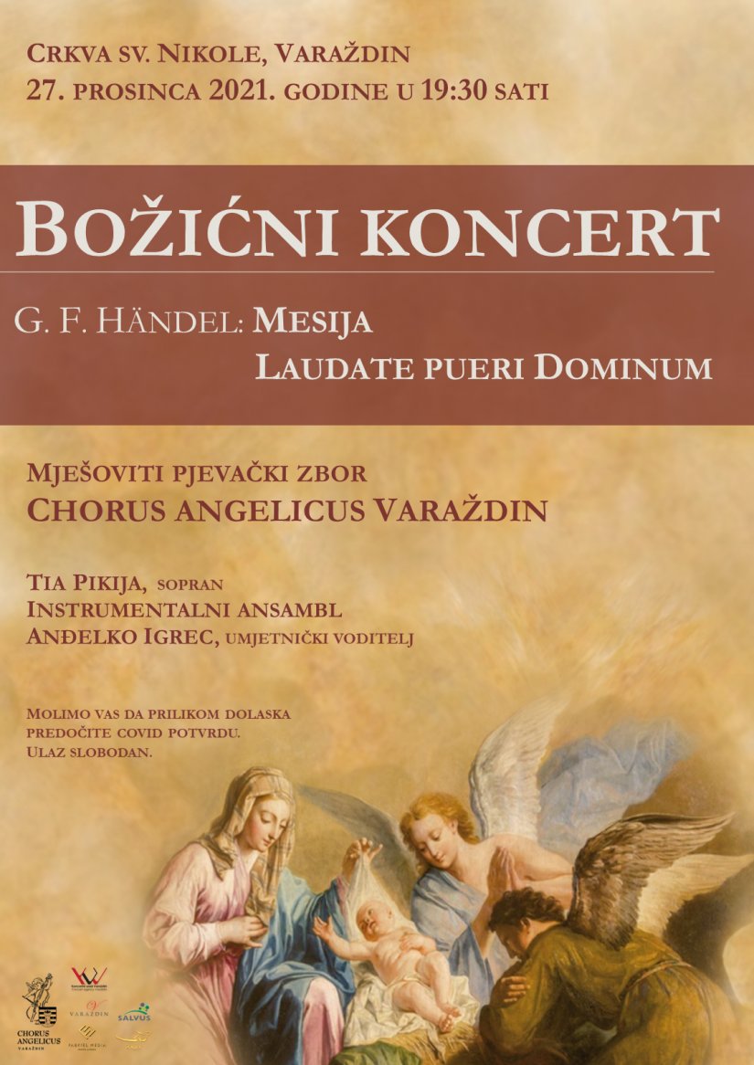 Mješoviti pjevački zbor “Chorus angelicus” poziva na svoj božićni koncert u crkvu sv. Nikole