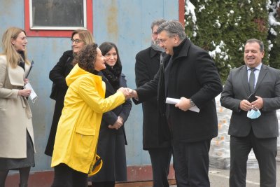 FOTO Premijer obišao gradilište budućeg Regionalnog centra kompetentnosti pri Medicinskoj školi