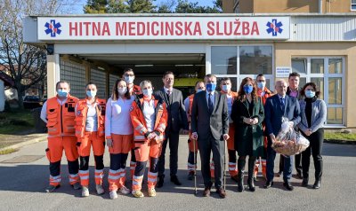 Dužnosnici Varaždinske županije i Grada Varaždina obišli dežurne službe