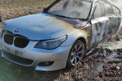 FOTO Zapalilo se osobno vozilo u Hrastovljanu, požar ugasili DVD Hrastovljan i DVD Martijanec