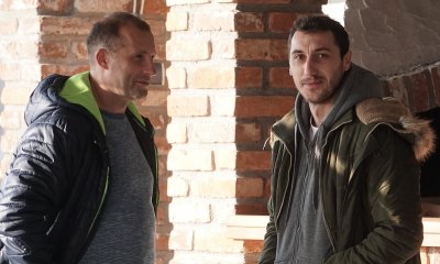 Tomislav Medved (desno) i predsjednik NK Nedeljanec Krunoslav Bistrović