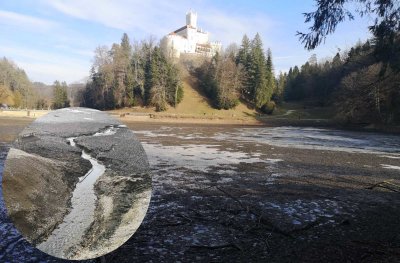 FOTO Što je ostalo od Trakošćanskog jezera? Potočić!