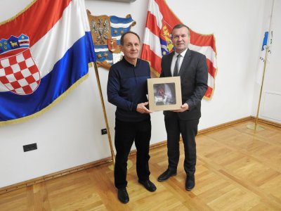 Župan Stričak priredio prijem  za umirovljenog pukovnika Hrvatske vojske Danijela Borovića