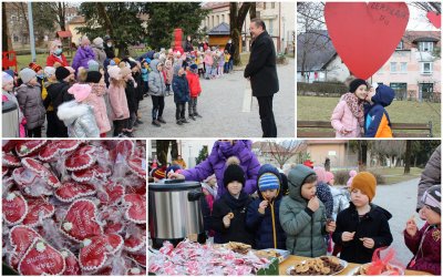 Lepoglavski mališani obilježili Valentinovo u parku okićenom srcima i porukama ljubavi