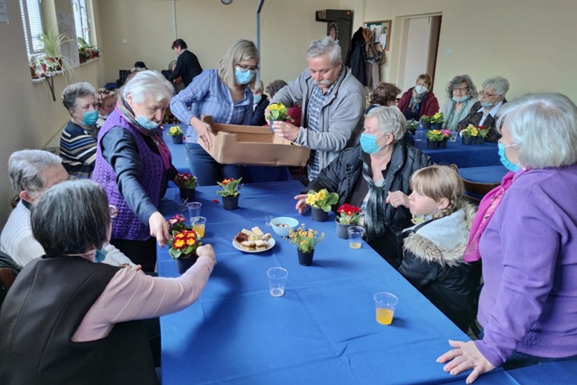 Podjelom jaglaca Dan žena obilježen i u varaždinskom 5. mjesnom odboru