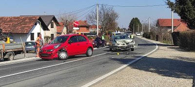 FOTO: Prometna nesreća na Varaždin Bregu, jedna traka zatvorena za promet