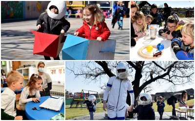 FOTO Svemirski DARmar u &quot;Bajci&quot;: Mališani programirali i putovali svemirom