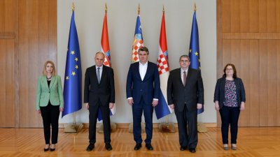 Predsjednik Milanović primio izaslanstvo Europskog talent centra Hrvatska