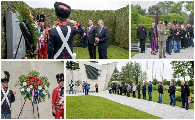 FOTO Obilježena obljetnica osnivanja 104. brigade HV, Dan pobjede nad fašizmom te Dan oslobođenja Varaždina i okolice