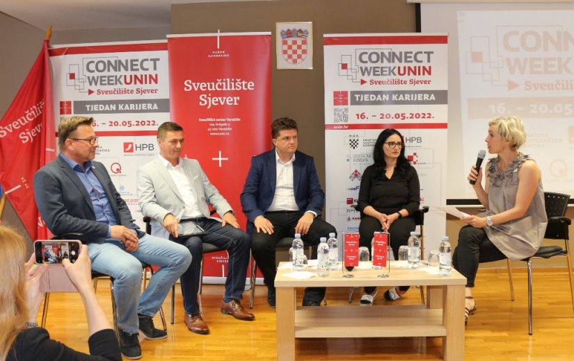 Zamjenik gradonačelnika sudjelovao na panel raspravi u sklopu Tjedna karijera na Sveučilištu Sjever