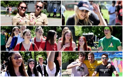 FOTO Varaždinski maturanti opraštaju se od srednjoškolskih dana, veselo u Parku mladih!
