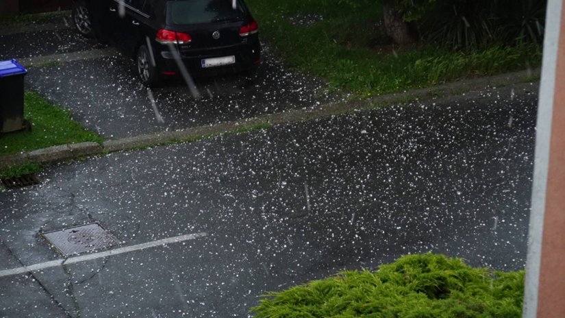 VIDEO, FOTO Dijelove Varaždina i okolice zahvatilo nevrijeme s tučom