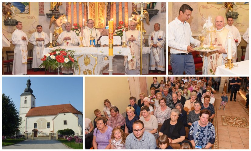 FOTO Biskup Radoš na proslavi 200. godišnjice posvete župne crkve u Petrijancu