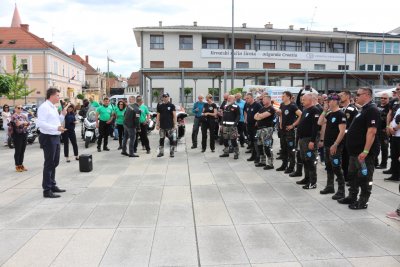 FOTO Sudionici moto-susreta policajaca posjetili Varaždin