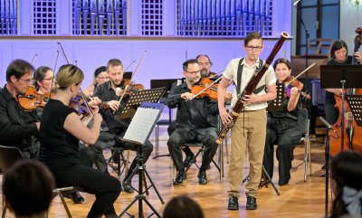 FOTO Učenici Glazbene škole u Varaždinu oduševili nastupom s Varaždinskim komornim orkestrom