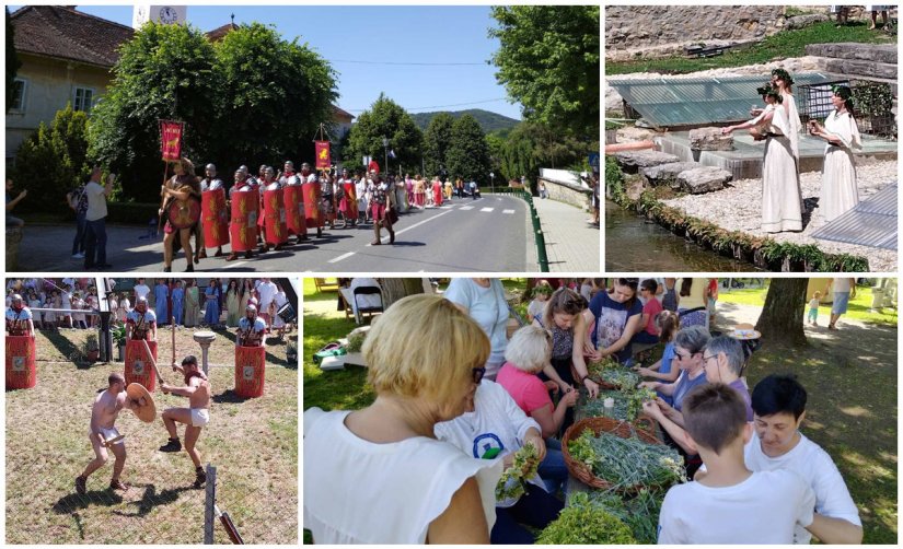 FOTO Aquafest: Uz povorku Rimljana i borbe gladijatora, duh starog Rima zauzeo Varaždinske Toplice