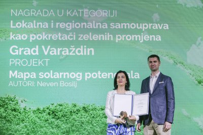 MISLI I ŽIVI ZELENO Gradu Varaždinu Green prix - nacionalna nagrada za ožuvanje okoliša